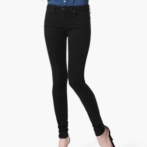 Joe's Twiggy Skinny in Regan Black Flawless Fabric Tall High Rise Jeans 28